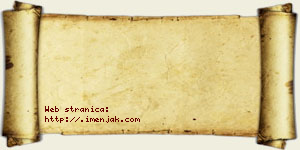 Lana Hrnjaković vizit kartica